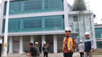 Sekprov Tinjau Progres Pembangunan Kantor Gubernur