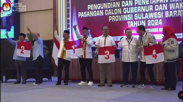 Peserta Pilkada Sulbar 2024.