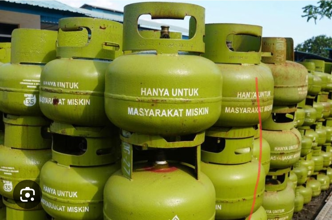 Foto,Ilustrasi Gas Elpiji 3 kg